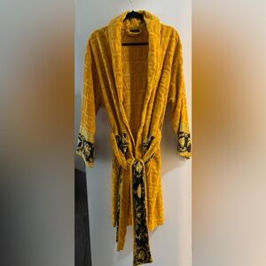 Versace Baroque Robe S + Medusa Slippers L, authentic